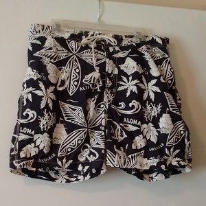 Polo Ralph Lauren Hawaiian print swim trunks